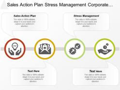 Sales Action Plan Stress Management Corporate Financial Restructuring
