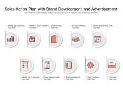 Sales action plan with brand development and advertisement