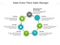 Sales action plans sales manager ppt powerpoint presentation model diagrams cpb