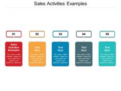 Sales activities examples ppt powerpoint presentation pictures portrait cpb