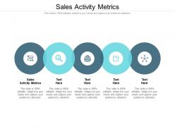 Sales activity metrics ppt powerpoint presentation styles slide cpb