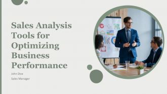Sales Analysis Tools For Optimizing Business Performance PPT Outline AT