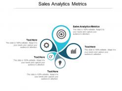 Sales analytics metrics ppt powerpoint presentation model graphics cpb