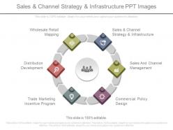 Sales and channel strategy and infrastructure ppt images