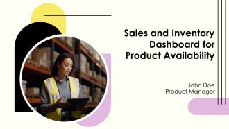Sales And Inventory Dashboard For Product Availability PPT Structure AT
