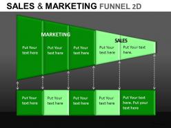 Sales and marketing 2d powerpoint presentation slides db