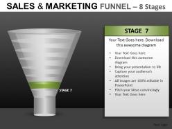 Sales and marketing 8 stages powerpoint presentation slides db