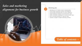 Sales And Marketing Alignment For Business Growth Strategy CD V Unique Aesthatic