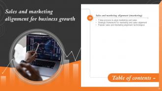 Sales And Marketing Alignment For Business Growth Strategy CD V Designed Aesthatic