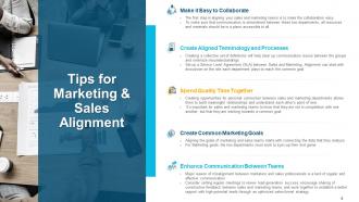 Sales and marketing alignment powerpoint presentation slides