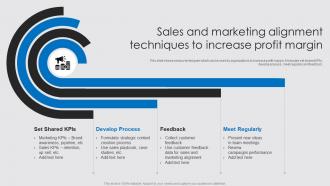 Sales And Marketing Alignment Techniques To Increase Profit Margin