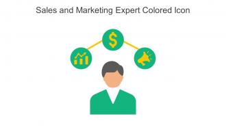 Sales And Marketing Expert Colored Icon In Powerpoint Pptx Png And Editable Eps Format