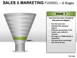 Sales and marketing funnel 8 stages powerpoint presentation slides