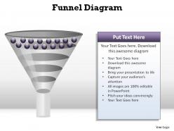 Sales and marketing funnel diagram style 1 slides diagrams templates powerpoint info graphics