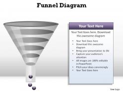 Sales and marketing funnel diagram style 1 slides diagrams templates powerpoint info graphics
