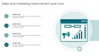 Sales And Marketing Improvement Plan Icon