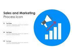 Sales and marketing process icon
