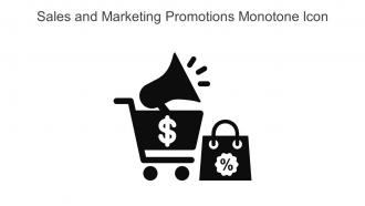 Sales And Marketing Promotions Monotone Icon In Powerpoint Pptx Png And Editable Eps Format