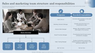 Sales And Marketing Team Structure And Responsibilities Developing Actionable Sales Plan Tactics