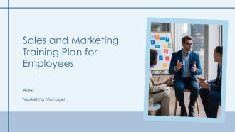 Sales And Marketing Training Plan For Employees PPT Sample AT