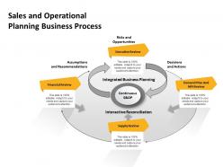 Sales and operational planning business process