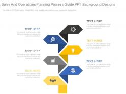 Sales and operations planning process guide ppt background designs