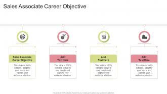 Sales Associate Career Objective In Powerpoint And Google Slides Cpb