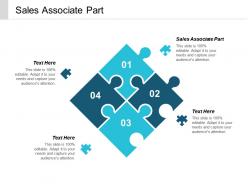 Sales associate part ppt powerpoint presentation styles shapes cpb