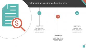 Sales Audit Evaluation And Control Icon