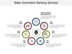 Sales automation banking services ppt powerpoint presentation slides graphics design cpb
