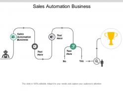 Sales automation business ppt powerpoint presentation inspiration cpb