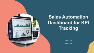 Sales Automation Dashboard For KPI Tracking PPT Example AT