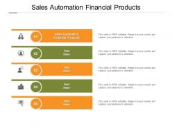 Sales automation financial products ppt powerpoint presentation model portfolio cpb