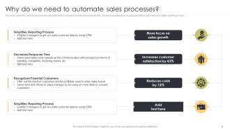 Sales Automation Procedure For Better Deal Management Complete Deck