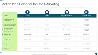 Sales Automation To Eliminate Repetitive Tasks Action Plan Calendar For Email Marketing