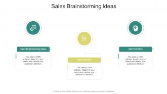 Sales Brainstorming Ideas In Powerpoint And Google Slides Cpb