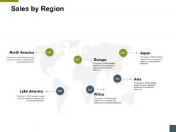 Sales by region geographical a192 ppt powerpoint presentation model picture