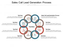 Sales call lead generation process ppt powerpoint presentation model grid cpb