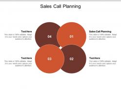 Sales call planning ppt powerpoint presentation shapes cpb