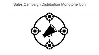 Sales Campaign Distribution Monotone Icon In Powerpoint Pptx Png And Editable Eps Format