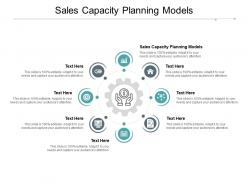 Sales capacity planning models ppt powerpoint presentation gallery skills cpb