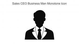 Sales CEO Business Man Monotone Icon In Powerpoint Pptx Png And Editable Eps Format
