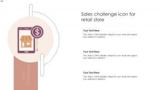Sales Challenge Icon For Retail Store