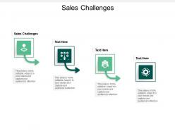Sales challenges ppt powerpoint presentation ideas objects cpb