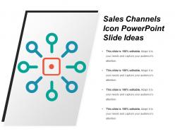 Sales Channels Icon Powerpoint Slide Ideas