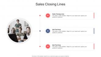 Sales Closing Lines In Powerpoint And Google Slides Cpb