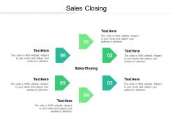Sales closing ppt powerpoint presentation model gallery cpb