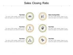 Sales closing ratio ppt powerpoint presentation icon example topics cpb