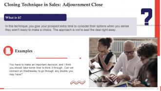 Sales Closing Techniques To Seal The Deal Training Ppt Multipurpose Graphical