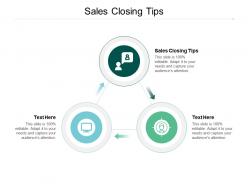 Sales closing tips ppt powerpoint presentation slides demonstration cpb
